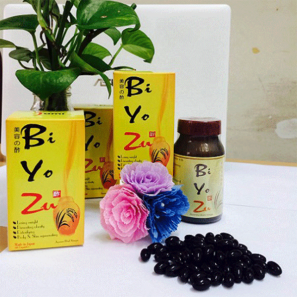Viên giấm đen giảm cân Biyozu Nhật Bản