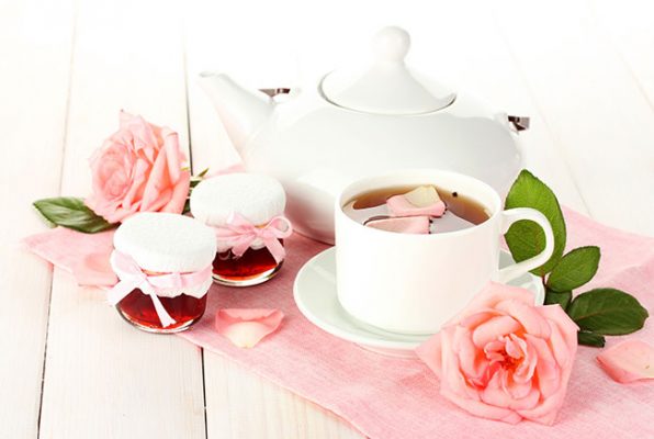 Công thức pha trà hoa hồng tươi
